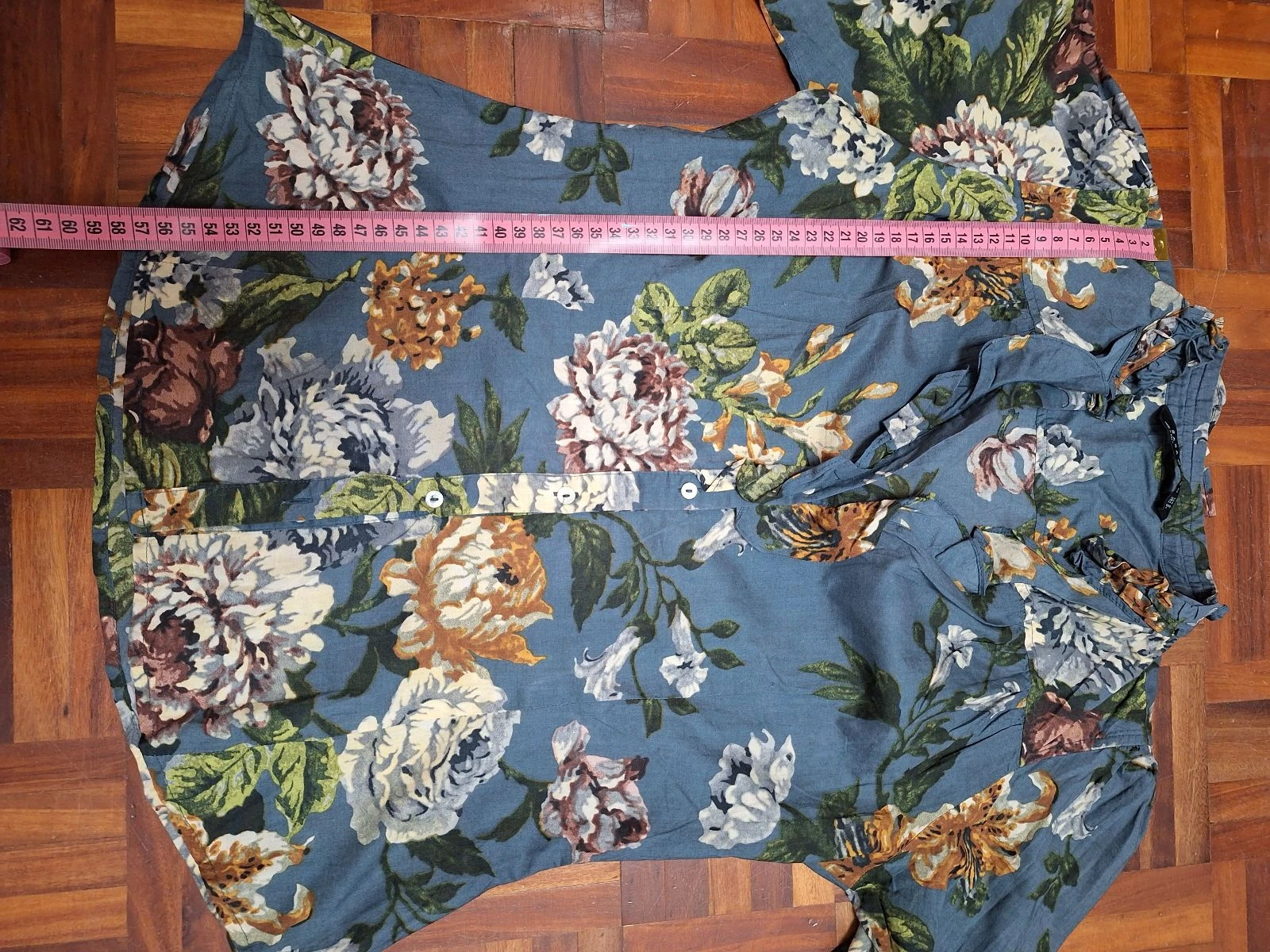 Chemise en coton Zara T.S imprimé floral – photo 8